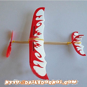 V9 máy bay cánh bằng dây chun ...