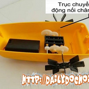 T8N Tàu nhựa đơn giản cho trẻ tự chế tạo