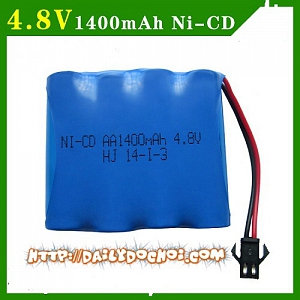 POT7 Pin sạc giành cho oto POT7 4.8V 1400mah