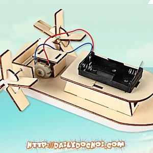 T8G THUYỀN GỖ DIY CHẾ TẠO TRẺ ...