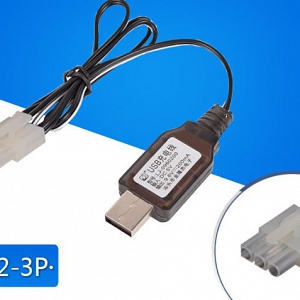 DS22 dây cáp sạc 9.6V chân Ket3P lõi rắn trong