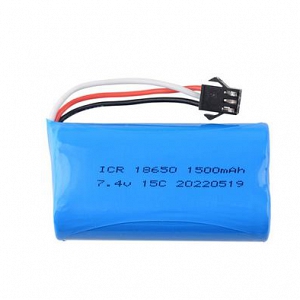 POT89 pin sạc 18650 7.4V 1500mah chân ...